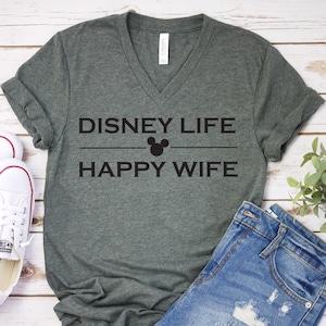 Disney Life Happy Wife Shirt - Disney Wife Shirt - Disney Happy Wife