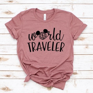 Epcot T Shirt - Disney World Traveler T-shirt - Epcot World Showcase  T Shirt - Disney Fan Shirt