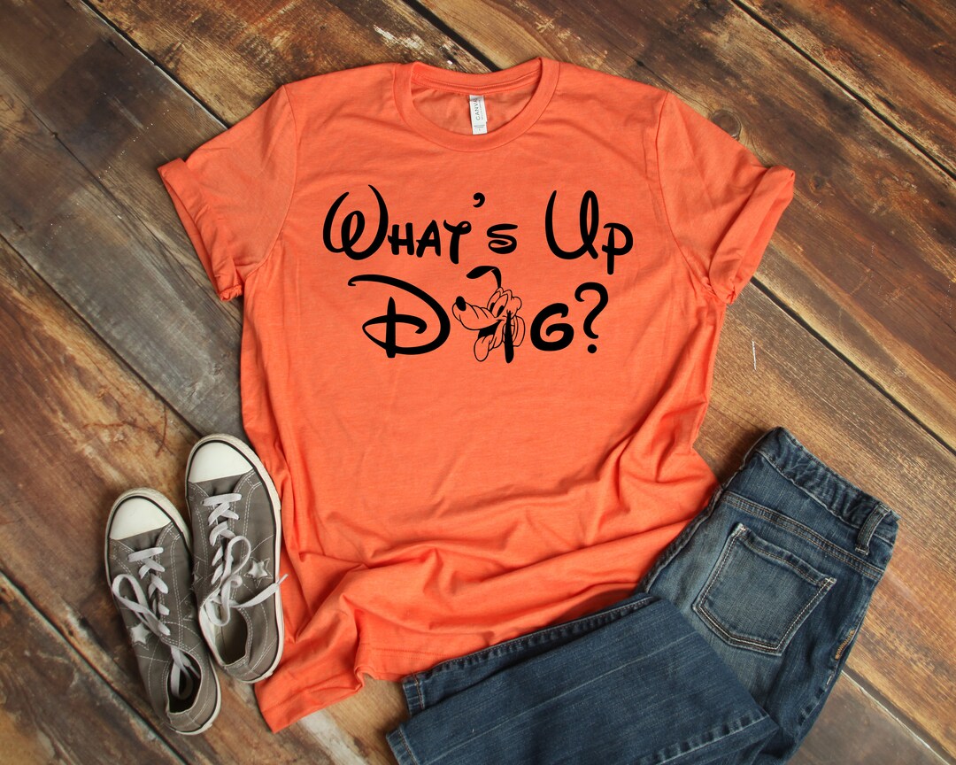 What's up Dog? Pluto Adult Unisex T Shirt - Family Matching