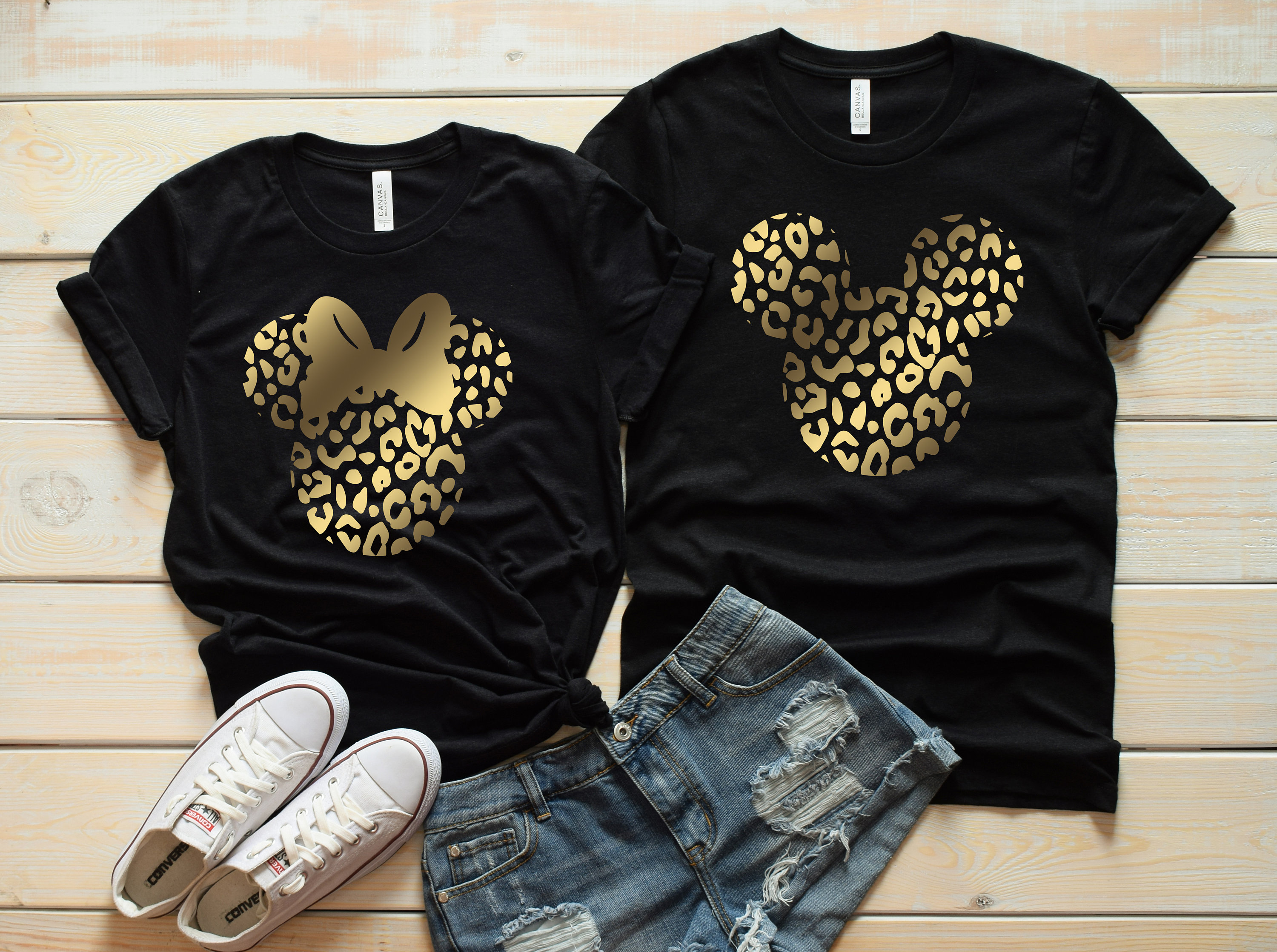 Leopard Mickey Shirt Cheetah Mickey Shirt Animal Kingdom Minnie and Mickey Shirts Disney Couples Matching Shirts safari Disney Shirts Etsy