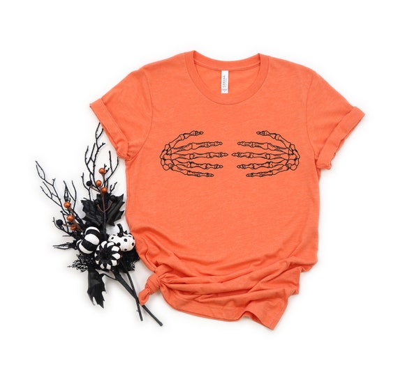 Skeleton Hands Over Boobs Adult Unisex 