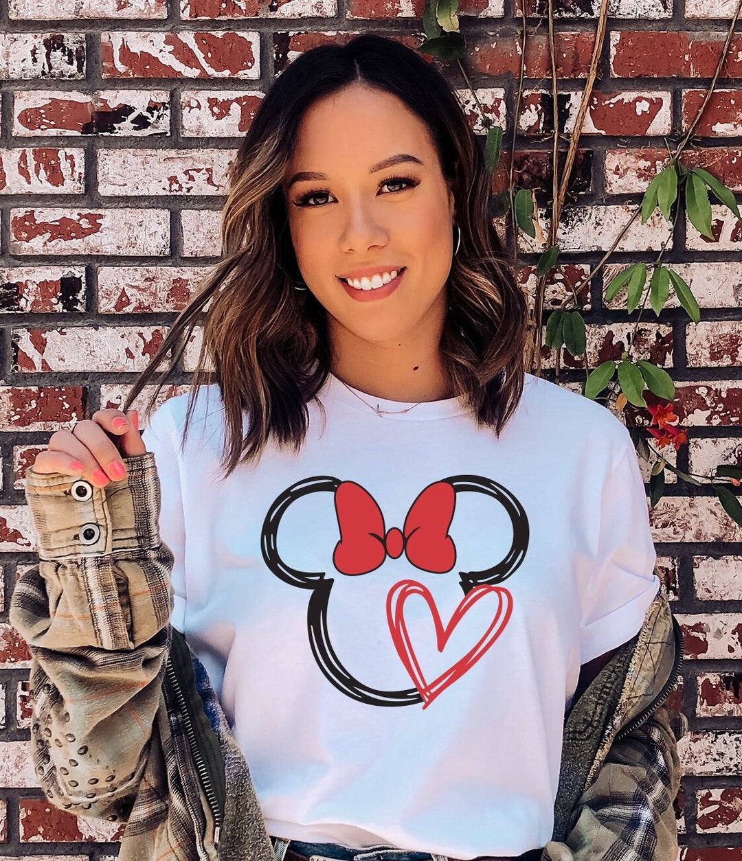 codegraphy☆Disney Mickey Mouse Heart Minnie Mouse t-shirt MUSINSA | Codegraphy [Disney] Mickey Mouse Heart Minnie