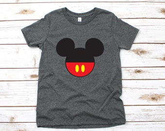 Camisa personalizada de Mickey Mouse - Camisa de Mickey para niños pequeños - Disney Kids Shirts