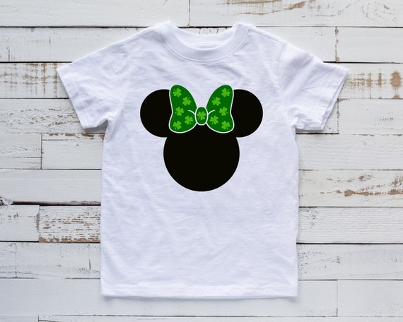 minnie mouse st patrick's day shirt toddler