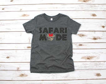 T Shirt minnie mouse youth in modalità safari - Disney Kids Animal Kingdom - Minnie camuffata