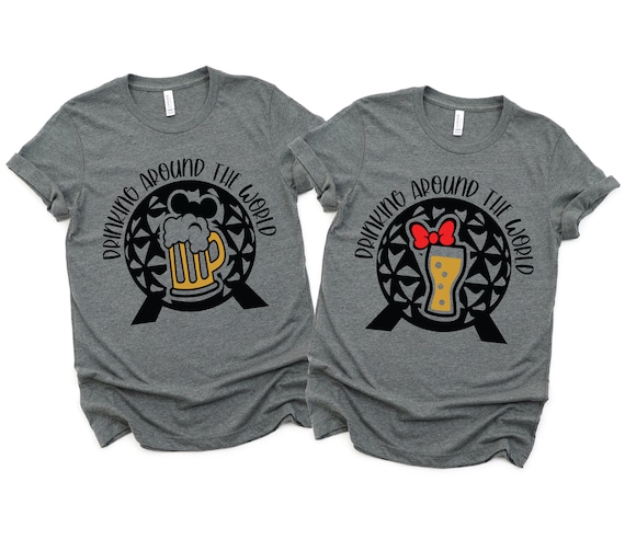 Drink Around The World T-Shirt, Beer Shirt Drink Around The World T-Shirt, Beer Shirt