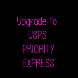 Upgrade to USPS Priority Mail EXPRESS Shipping Service