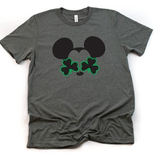 St. Patrick&#39;s Day Mickey Mouse T Shirt- Shamrock Sunglasses - Clover - Lucky Mickey - Disney St. Patty&#39;s Day