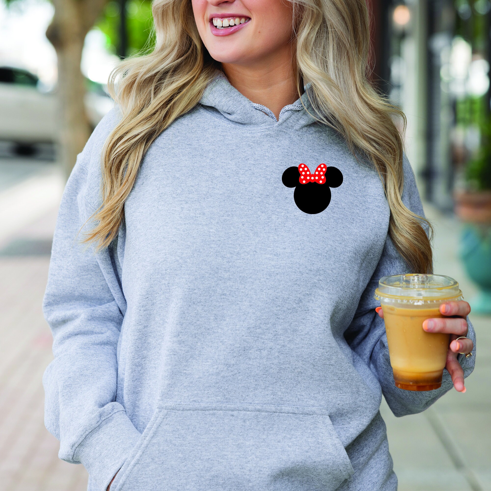 Womens Minnie Hoodie Etsy UK