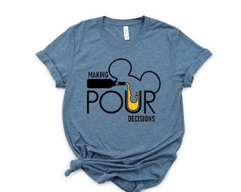 Treffen von Entscheidungen - Mickey Bar T-Shirt - Trink-Shirt - Disney - Epcot Essen und Wein - Bierkrug