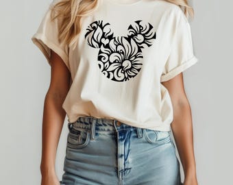 Floral Mickey Mouse T-Shirt - Epcot Flower and Garden Festival