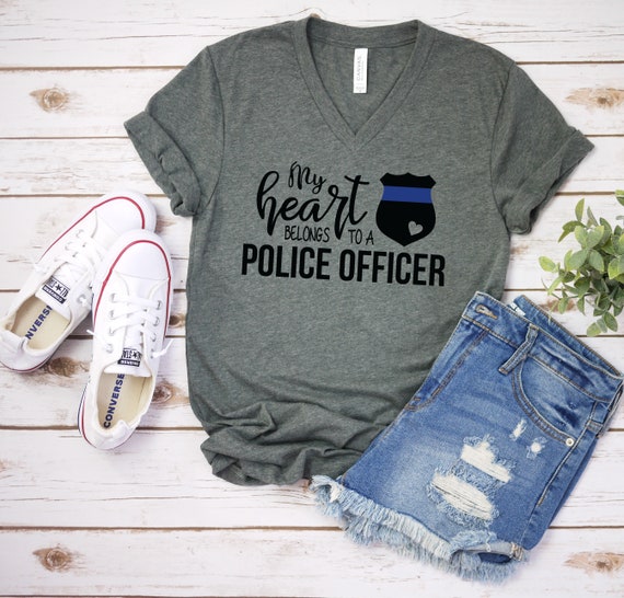 Thin Blue Line Leopard Cheetah Animal Prints Police Officer T-Shirt Thin Blue Line Leopard Cheetah Animal Prints Police Officer T-Shirt