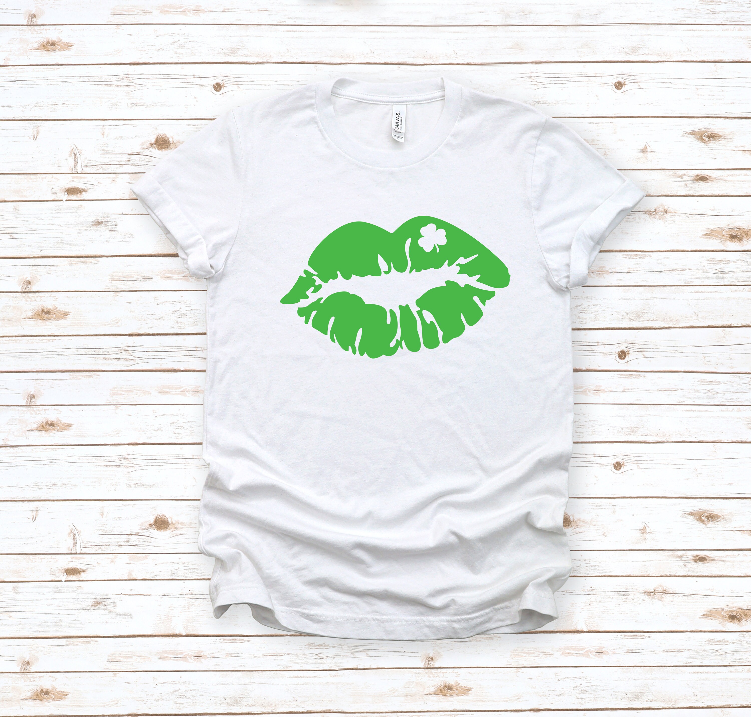Green lips shirt Clearance