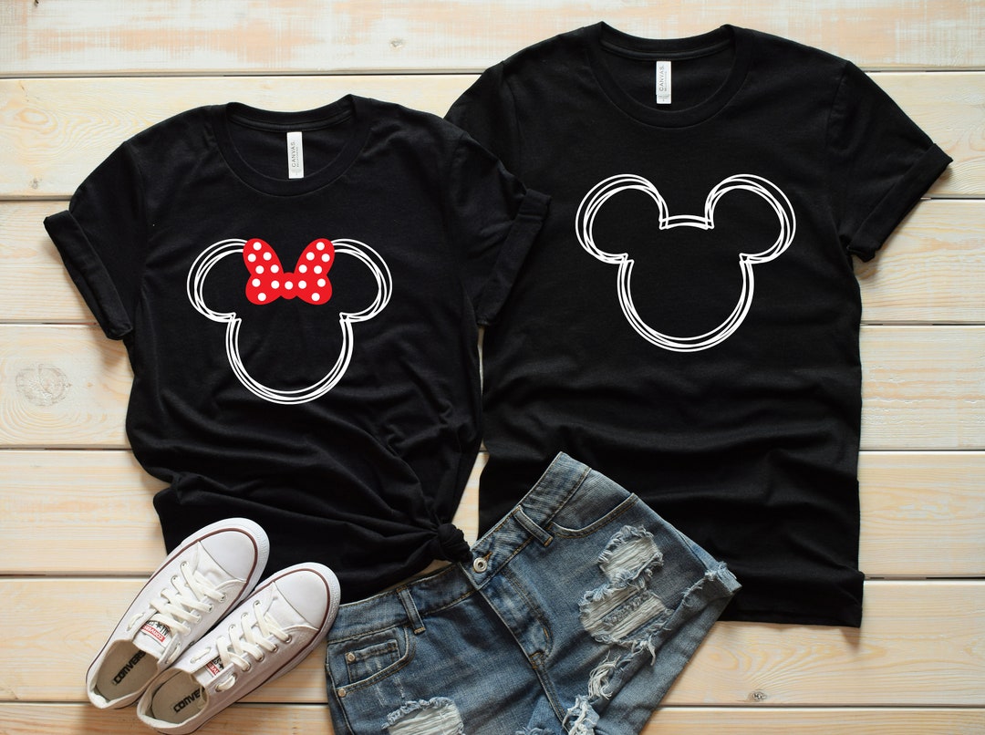 Camisetas Personalizadas Camisetas De Mickey Y Minnie Para Parejas