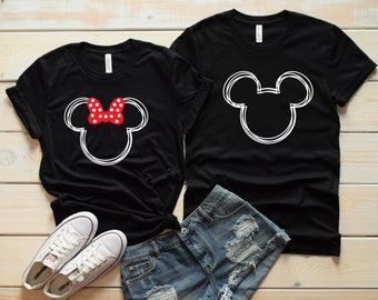 mickey mouse t shirt couple