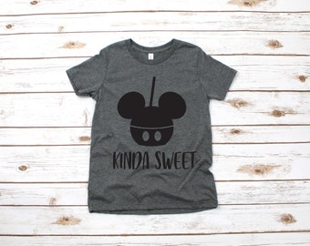 Kinda Sweet Mickey Ice  Cream T Shirt - Infant Toddler Youth Mickey Shirt - Disney Kids Snack Goals Shirt