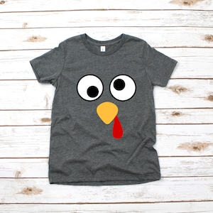 Cute Turkey Shirt - Youth Thanksgiving Shirt