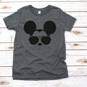 Mickey Mouse Kids T Shirt - Infant Toddler Youth Mickey Shirt - Disney Kids Shirts - Cool Mickey Sunglasses T Shirt