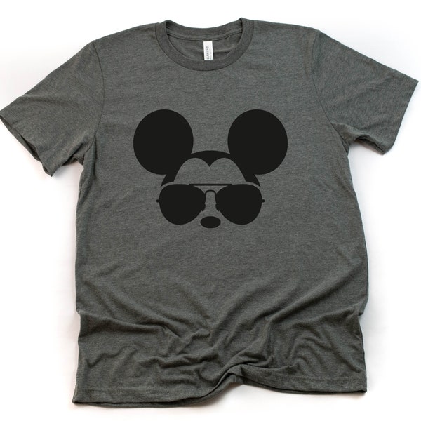 Mickey Mouse Adult t shirt - Disney Trip Matching Shirts - Mickey Mouse T Shirt - Mickey Sunglasses