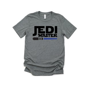 Jedi Master Adult Unisex T Shirt - Star Wars Fan T-shirt - Star Wars Lover Gift - Light Saber