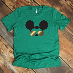 St. Patrick&#39;s Day Mickey Mouse T Shirt- Shamrock - Clover - Lucky Mickey - Disney St. Patty&#39;s Day