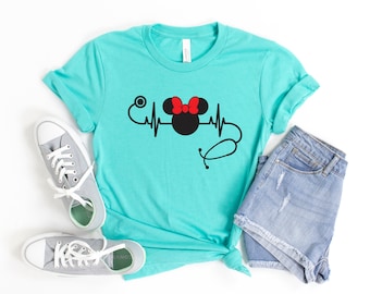 Minnie Nurse t shirt - Minnie Doctor Shirt- Healthcare Worker Disney Shirt - Minnie Stethoscope Shirt