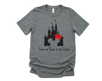 From the Tassel to the Castle - Disney Graduation Trip Shirts - Seniors - Class of 2024 - Unisex Adult Shirts - Personalized