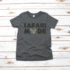 T-shirt pour enfant Mickey Mouse Safari Mode - Disney Kids Animal Kingdom - Mickey camouflage