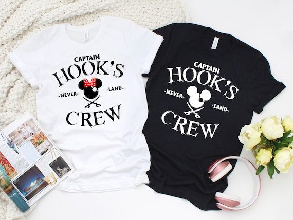 Captain Hook's Crew pirate Minnie and Mickey Shirts Disney ...