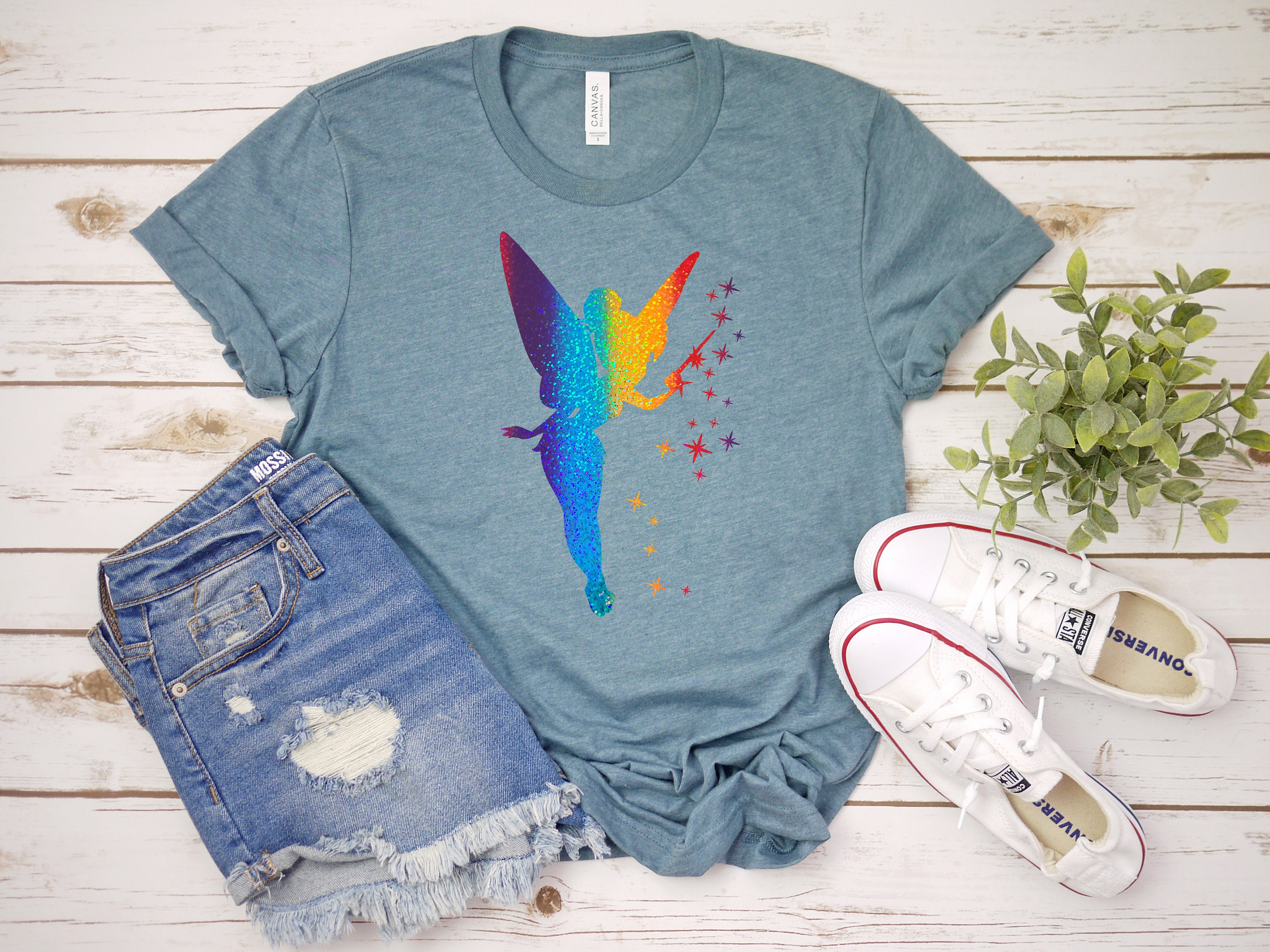 Tinkerbell Adult T Shirt Disney 