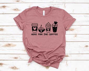 Qui per il caffè Adult T Shirt - Disney Food Lover T Shirt
