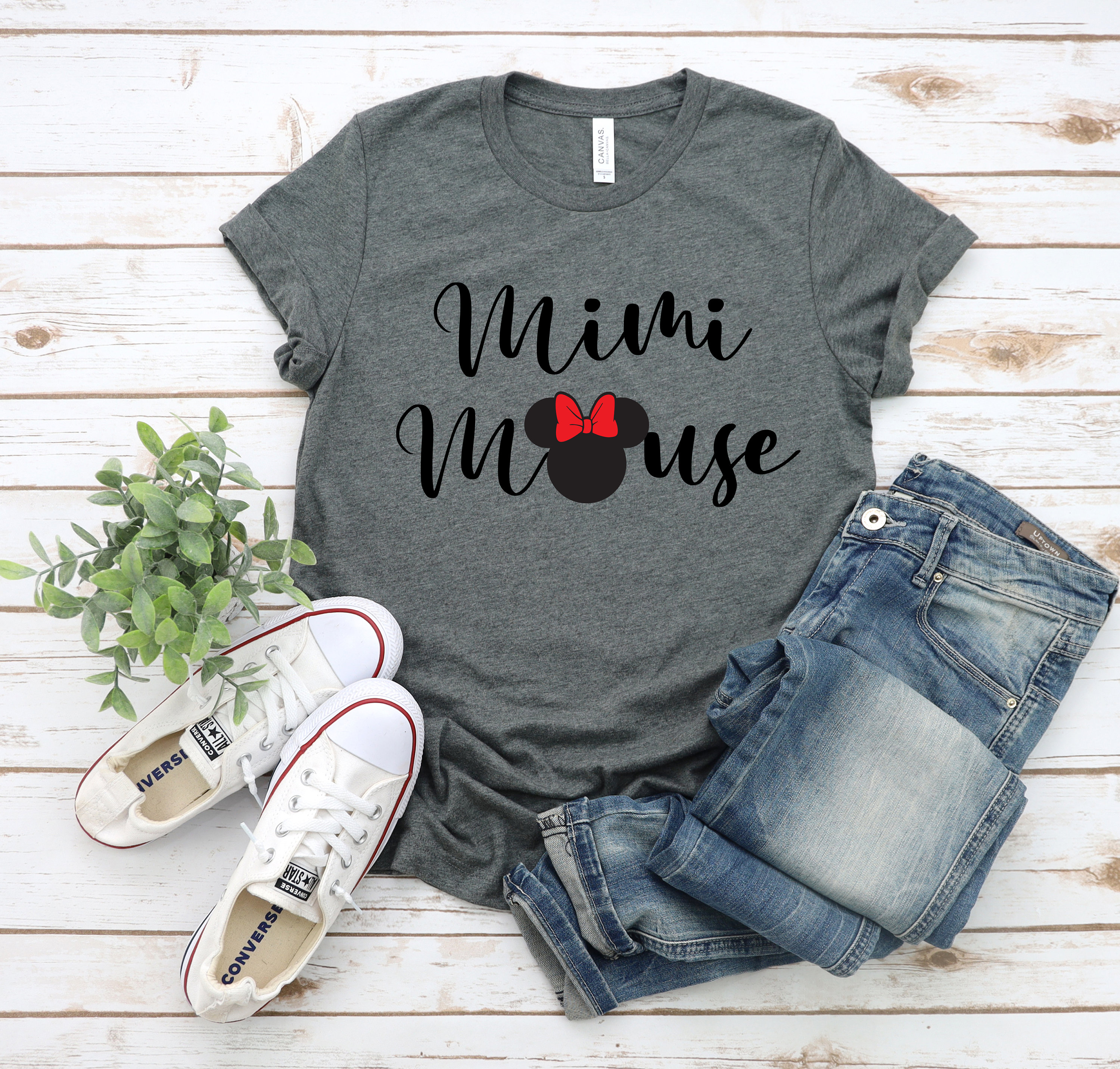 Mimi Mouse Adult Unisex Minnie Mouse T Shirt Disney Trip Matching