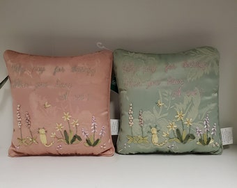 Cat Needlepoint Pillow Etsy