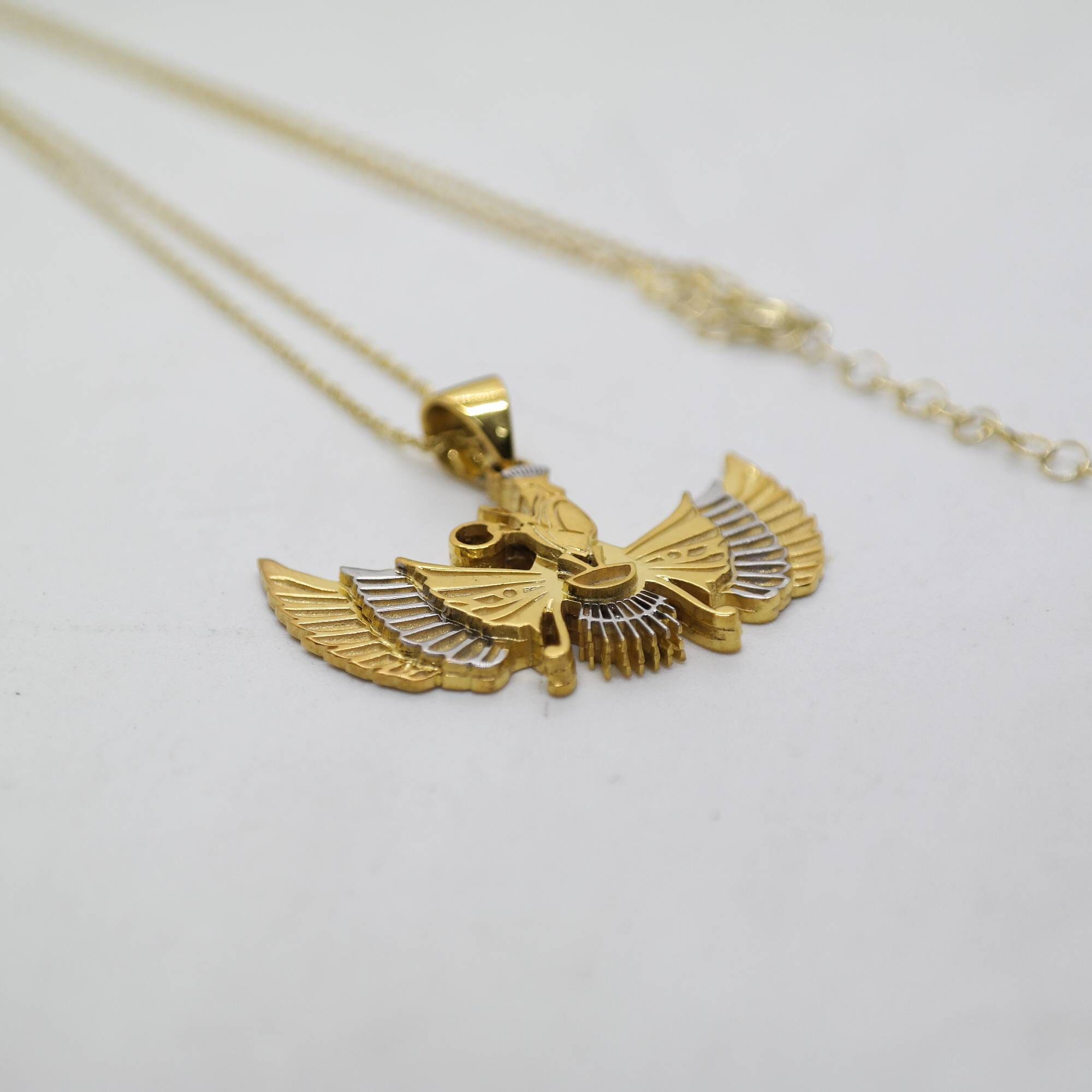 Ahura Mazda Pendant, Ormuzd Necklace, Faravahar Pendant, God of