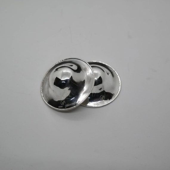 999 Sterling Silver Protector for Nursing Mothers Nipple 