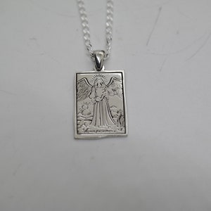 Colar de Tarô de Prata - Colar de Astrologia - Estrelas - O Sol - Amantes - O Homem Invertido - Colar de Cartas de Tarô do Imperador