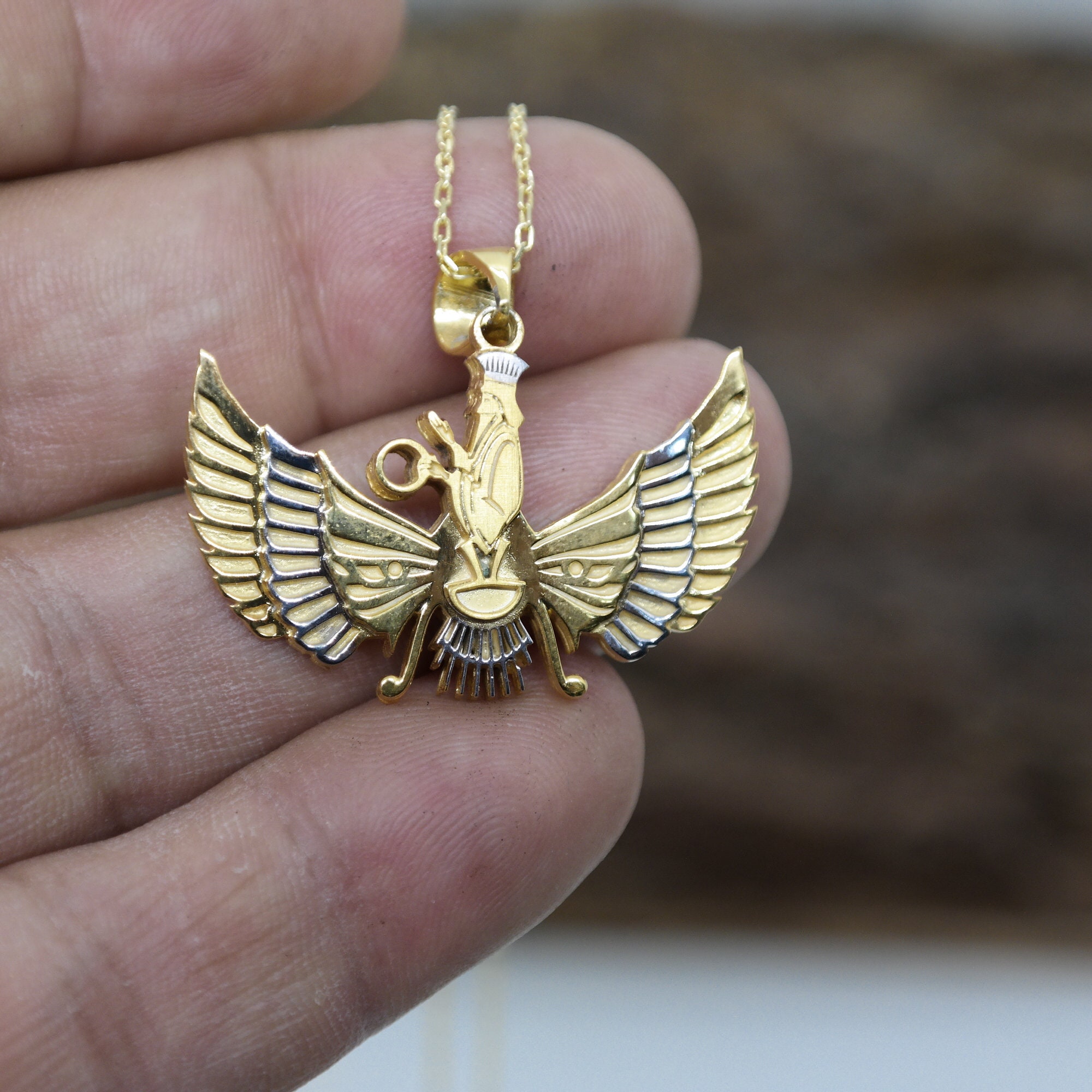 Faravahar Ahura Mazda ketting, oude Perzië hanger, mythische hanger, zoroastrisme religie zilveren sieraden, Iraanse juweel – kopen tegen lage prijzen bij webwinkel Faravahar Ahura Mazda ketting, oude Perzië hanger, mythische hanger, zoroastrisme religie zilveren sieraden, Iraanse juweel – kopen tegen lage prijzen bij webwinkel