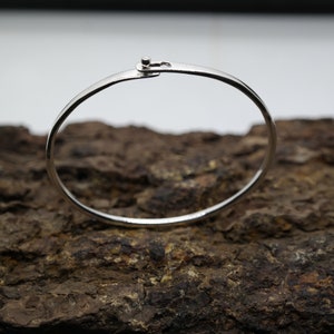 Minimal Silver Bracelet,(Production in desired size)  Silver Cuff Bracelet,925 Sterling Silver Bracelet,Hand Cuff Bracelet for Women and Men
