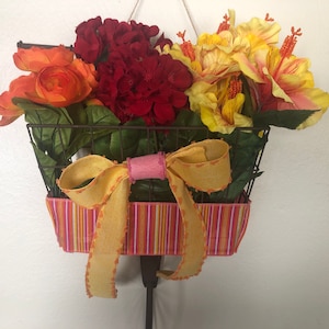 Bicycle flower basket