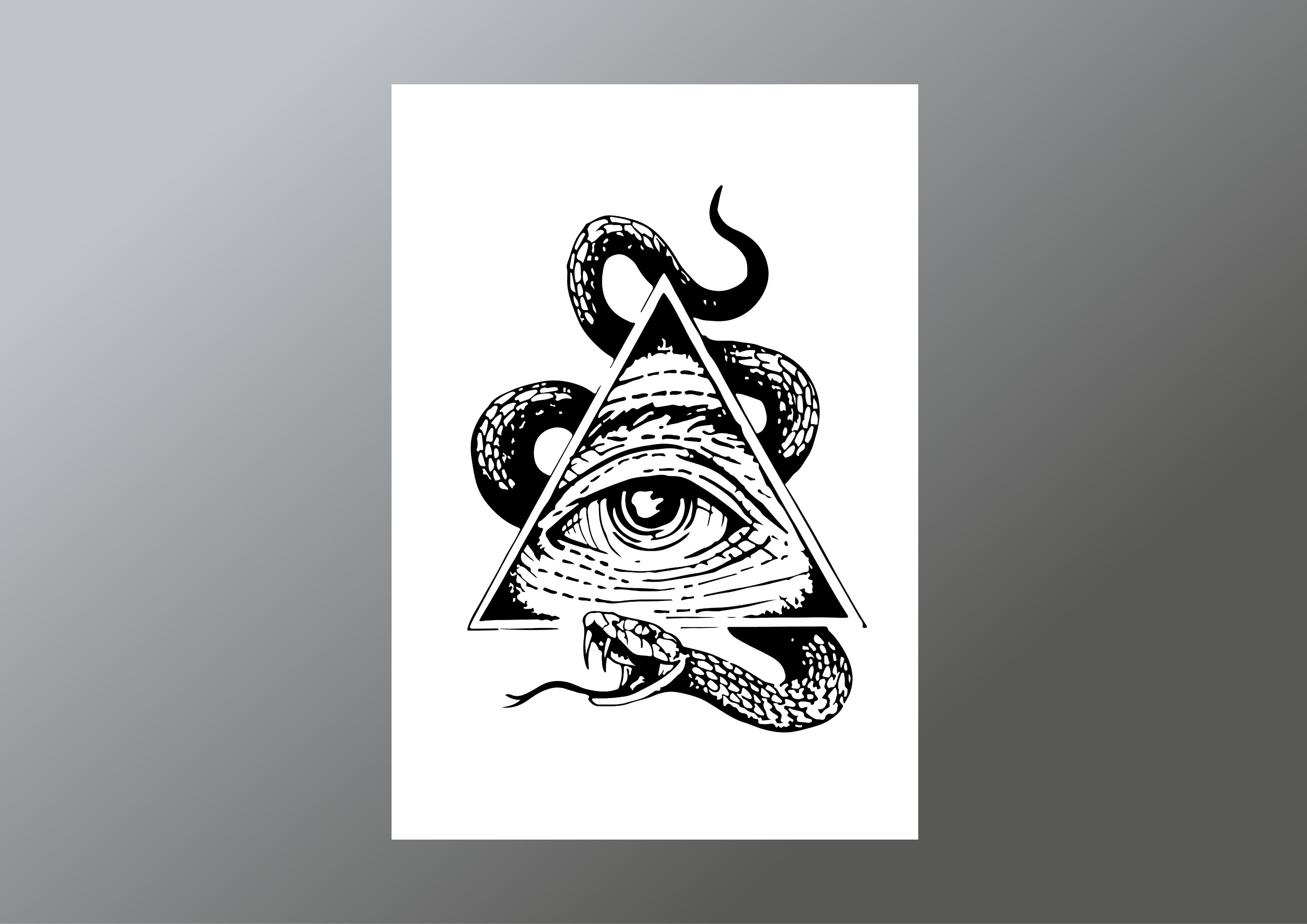 illuminati triangle black