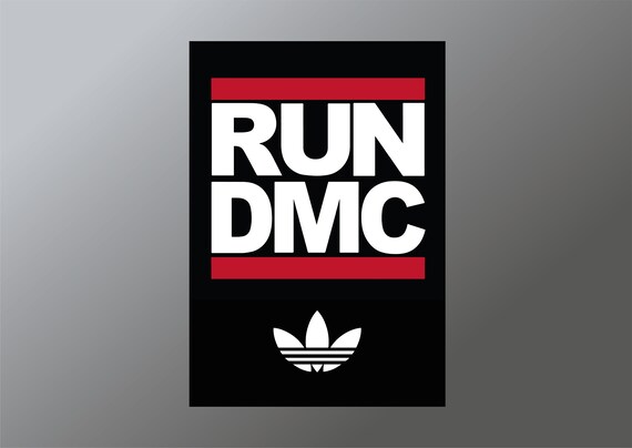 Mamá Accidental Anuncio Run DMC Adidas Poster Print - Etsy