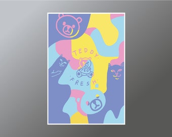 Teddy Fresh X RIPNDIP Art Print
