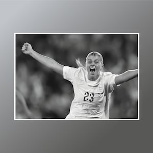 Alessia Russo Engeland Women&#39;s Euro 2022 Kampioenen Print