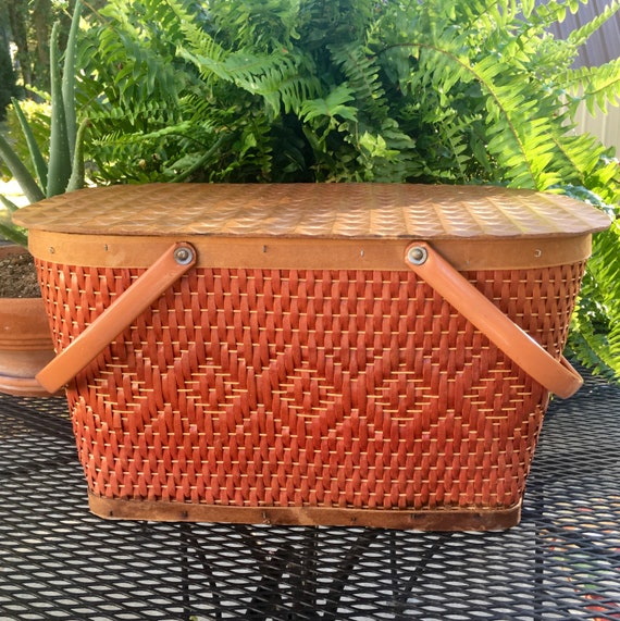 Vintage RedMan Picnic Basket