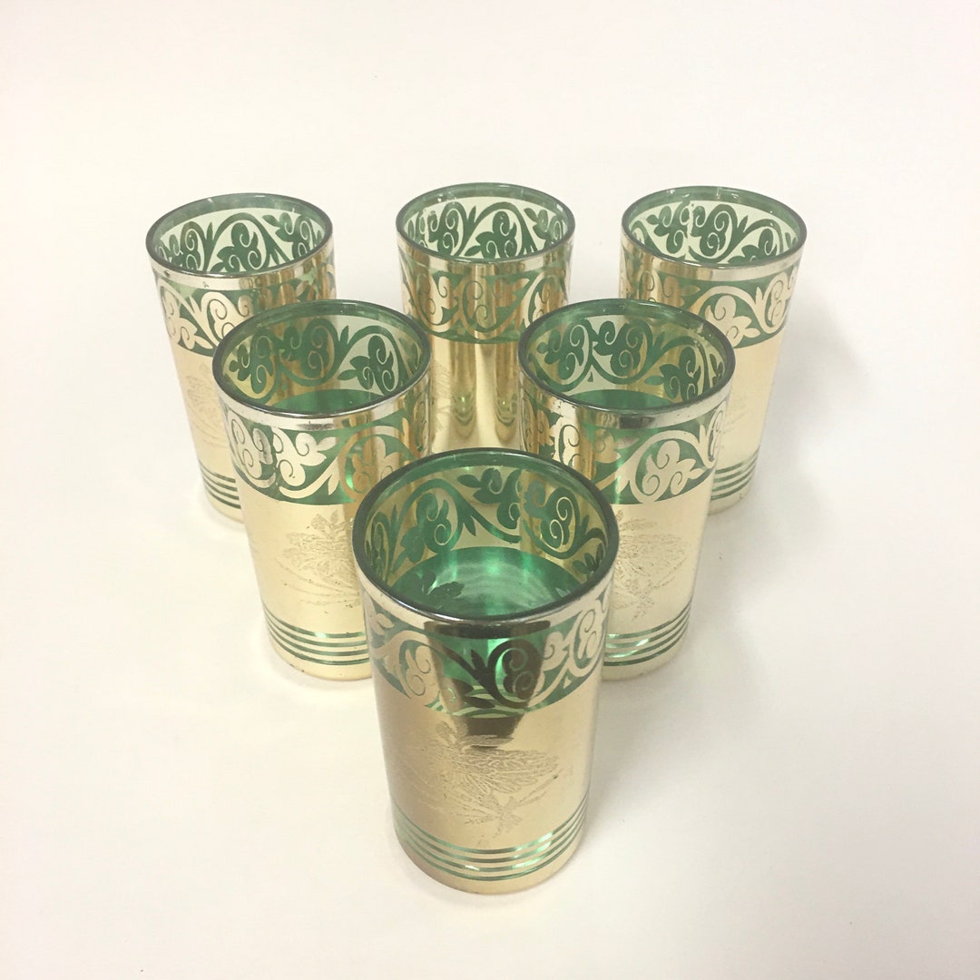 Vintage Bequeath Large Juice Cocktail Glasses Etsy