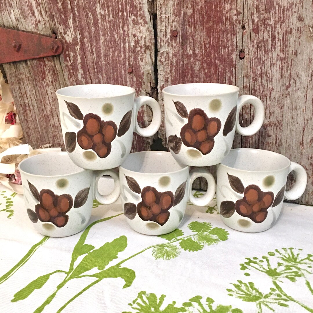 Vintage Noritake Folkstone Orinda Mugs Etsy