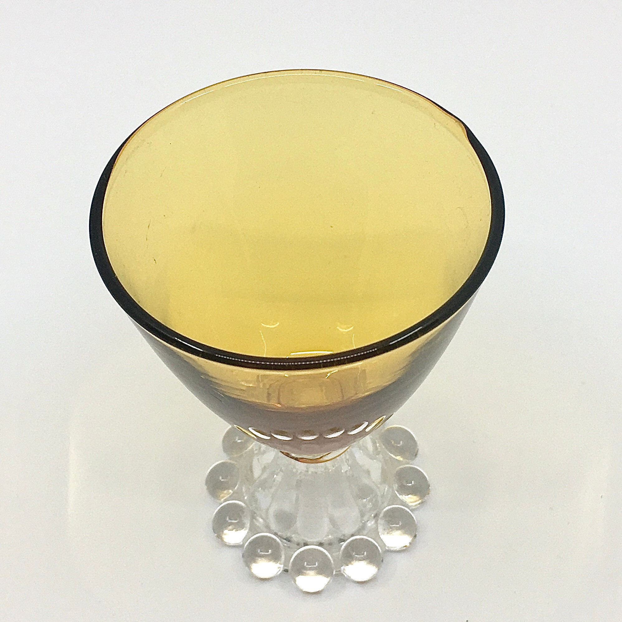 Vintage Imperial Glass Candlewick 4 Cordial Glasses Etsy