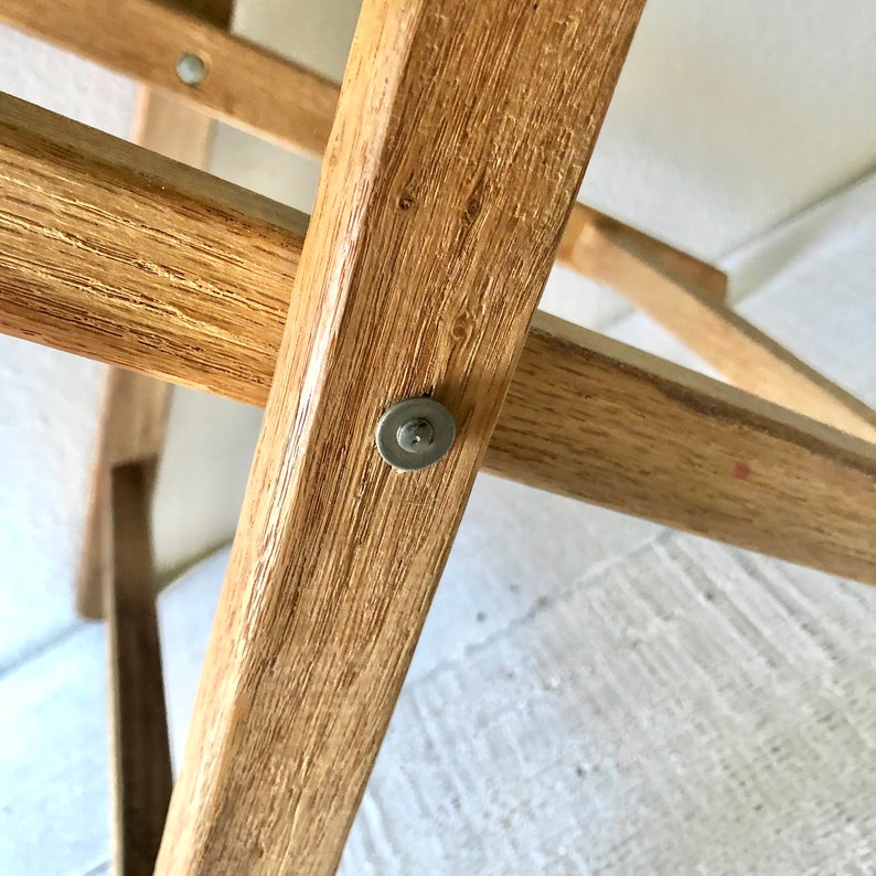 Vintage Folding Camp Stool Etsy