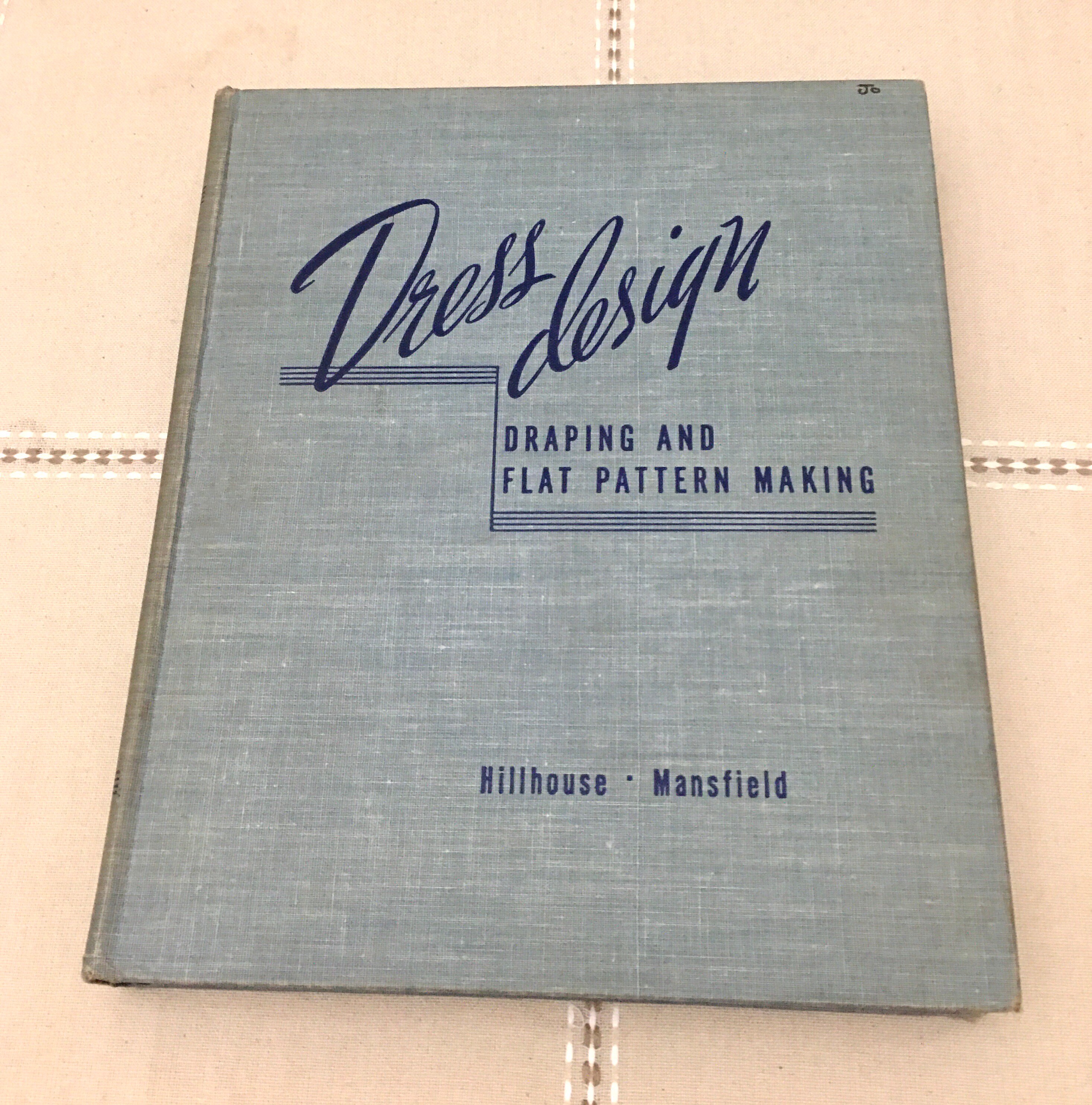 1948 Dress Design Draping and Flat Pattern Making by Hillhouse Etsy UK