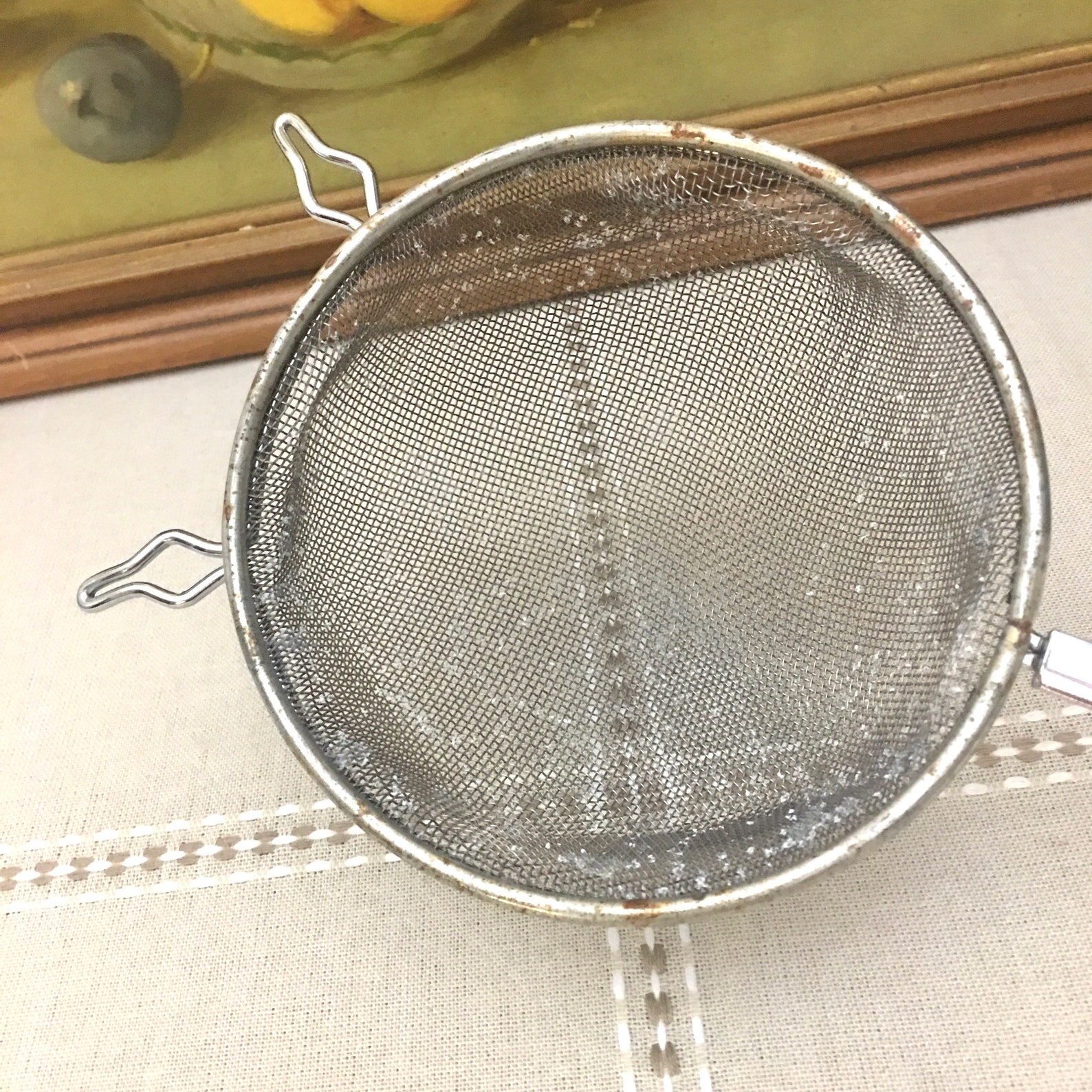 Vintage Hand Held Strainer Etsy